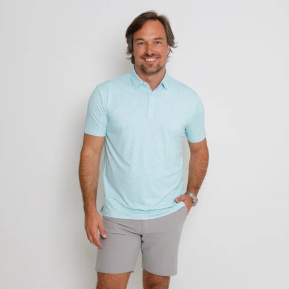 AndersonOrd Trellis Polo - Tropical - Picture 1 of 10